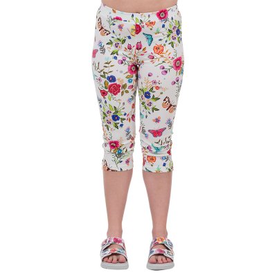 TDX Legíny dámské REGÍNA, BA/ELAS, délka pod kolena,r ozparky, VS168, motýlek - Dámské 3/4 legíny REGÍNA, motýlek