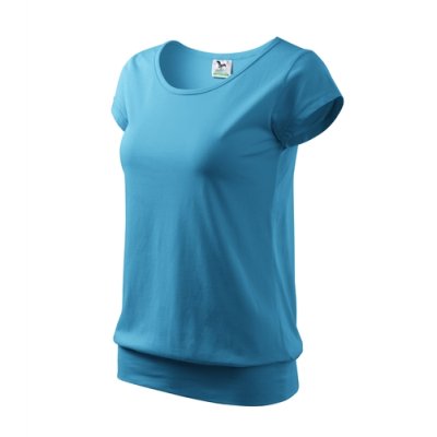 Triko dámské City 120 - XS-XXL, tyrkysová - Dámské tričko CITY - tyrkysové
