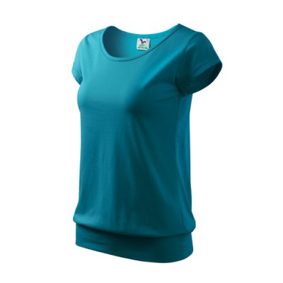 Triko dámské City 120 - XS-XXL, tmavý tyrkys - Dámské tričko CITY - tmavý tyrkys