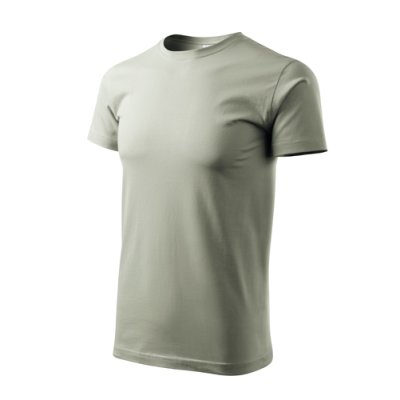 Tričko pánské Basic 129 - XS-XXL, ledově šedá