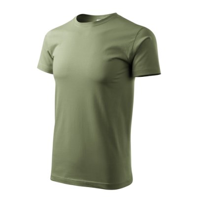 Tričko pánské Basic 129 - XS-XXL, khaki