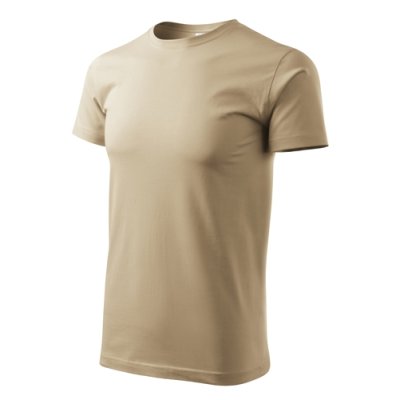 Tričko pánské Basic 129 - XS-XXL, písková