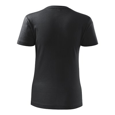 Tričko dámské Basic 134 - XS-XXL, ebony gray