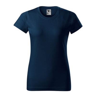 Tričko dámské Basic 134 - XS-XXL, námořní modrá - Dámské tričko BASIC - námořní modrá