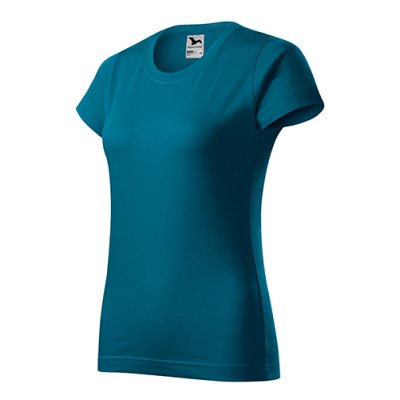 Tričko dámské Basic 134 - XS-XXL, petrolejová - Dámské tričko BASIC - petrolejové