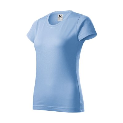 Tričko dámské Basic 134 - XS-XXL, nebesky modrá - Dámské tričko BASIC