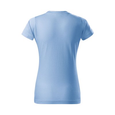 Tričko dámské Basic 134 - XS-XXL, nebesky modrá