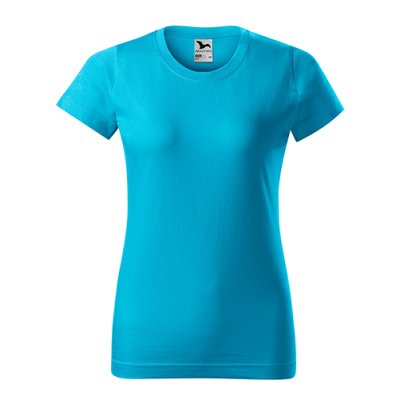 Tričko dámské Basic 134 - XS-XXL, tyrkysová - Dámské tričko BASIC - tyrkysové