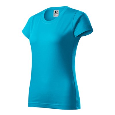 Tričko dámské Basic 134 - XS-XXL, tyrkysová - Dámské tričko BASIC - tyrkysové