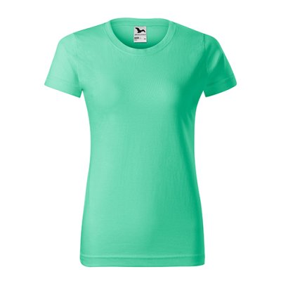 Tričko dámské Basic 134 - XS-XXL, mátová - Dámské tričko BASIC  - mátové