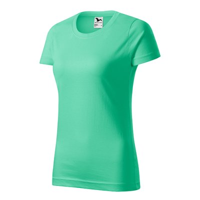 Tričko dámské Basic 134 - XS-XXL, mátová - Dámské tričko BASIC  - mátové