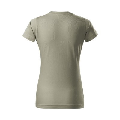 Tričko dámské Basic 134 - XS-XXL, světlá khaki