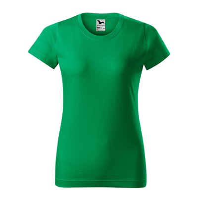 Tričko dámské Basic 134 - XS-XXL, středně zelená - Dámské tričko BASIC - středně zelená
