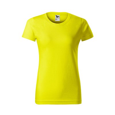 Tričko dámské Basic 134 - XS-XXL, citronová - Dámské tričko BASIC