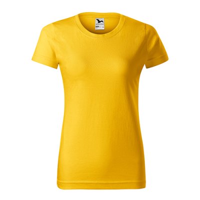 Tričko dámské Basic 134 - XS-XXL, žlutá - Dámské tričko BASIC  - žluté