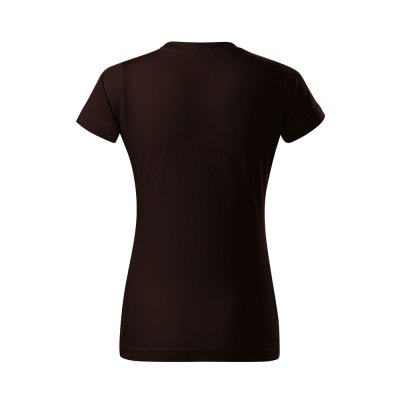 Tričko dámské Basic 134 - XS-XXL, kávová