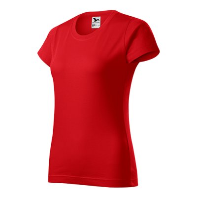 Tričko dámské Basic 134 - XS-XXL, červená - Dámské tričko BASIC - červená