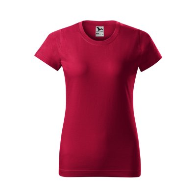 Tričko dámské Basic 134 - XS-XXL, marlboro červená - Dámské tričko BASIC
