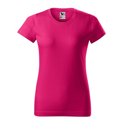 Tričko dámské Basic 134 - XS-XXL, malinová - Dámské tričko BASIC - malinové