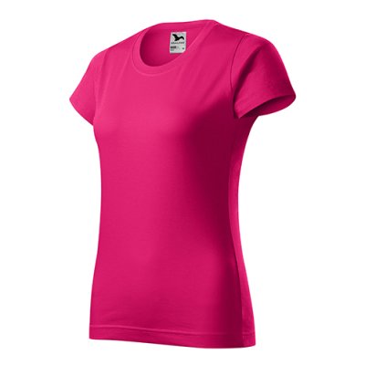 Tričko dámské Basic 134 - XS-XXL, malinová - Dámské tričko BASIC - malinové