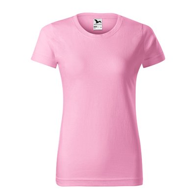 Tričko dámské Basic 134 - XS-XXL, růžová - Dámské tričko BASIC - ružové