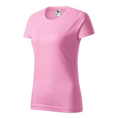 Tričko dámské Basic 134 - XS-XXL, růžová - Dámské tričko BASIC - ružové