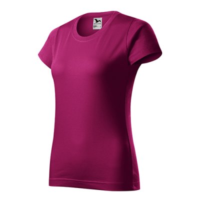 Tričko dámské Basic 134 - XS-XXL, fuchsia red - Dámské tričko BASIC - fuchsia red