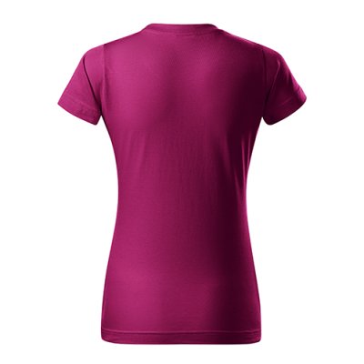 Tričko dámské Basic 134 - XS-XXL, fuchsia red