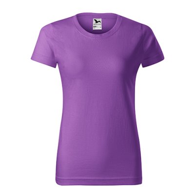 Tričko dámské Basic 134 - XS-XXL, fialová - Dámské tričko BASIC - fialové
