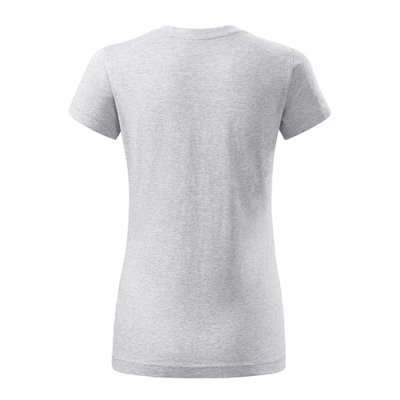 Tričko dámské Basic 134 - XS-XXL, světle šedý melír