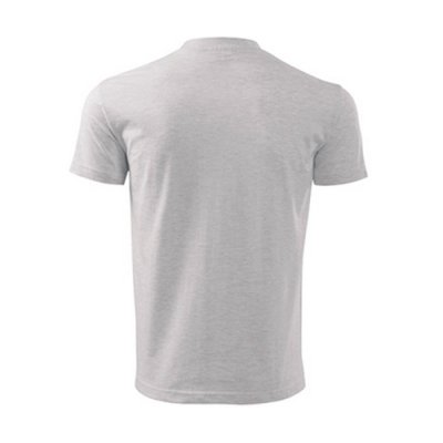 Tričko dětské Basic 138 - 110-158 cm, světle šedý melír