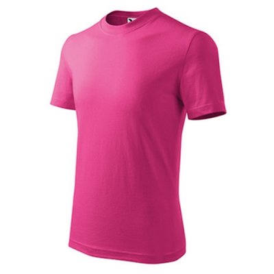 Tričko dětské Basic 138 - 110-158 cm, malinová