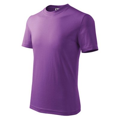 Tričko dětské Basic 138 - 110-158 cm, fialová