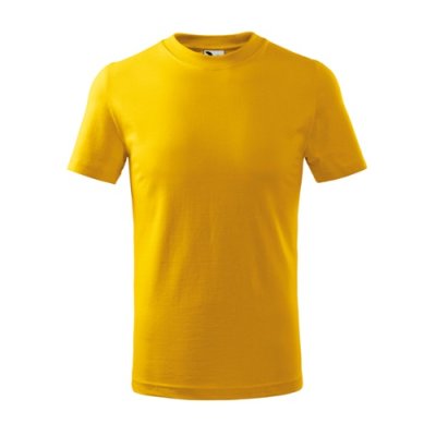 Tričko dětské Classic 100 - 110- 158, žlutá
