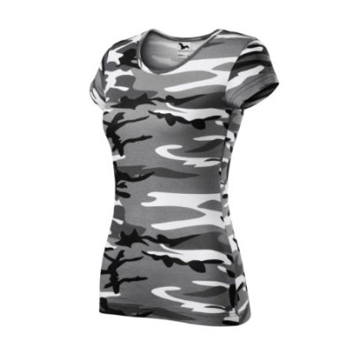 Tričko dámské Camo pure C22 - XS-XXL, camouflage gray