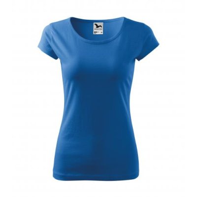 Tričko dámské Pure 122 - XS-XXL, azurově modrá - Dámské tričko PURE - azurově modré