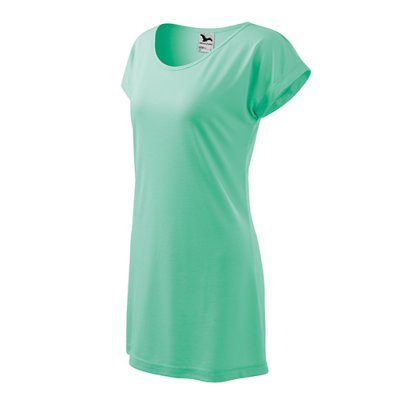 Tričko dámské Love 123 - XS-XXL, mátová - Dámské tričko LOVE - mátové