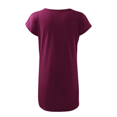 Tričko dámské Love 123 - XS-XXL, fuchsiová