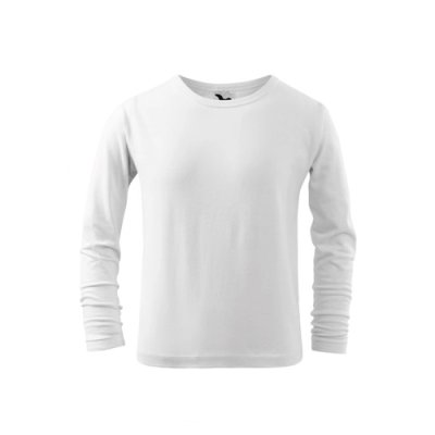 Triko dětské  Fit-t ls 121 - 110-158 cm, bílá