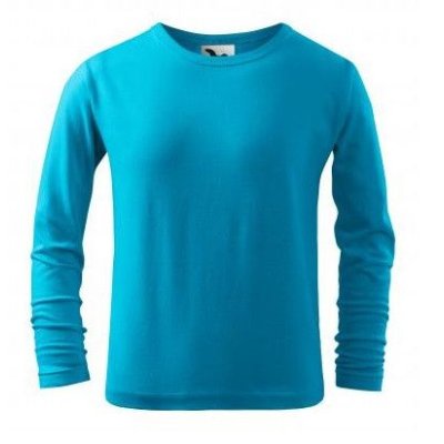 Triko dětské  Fit-t ls 121 - 110-158 cm, tyrkysová