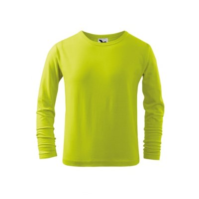 Triko dětské  Fit-t ls 121 - 110-158 cm, limetková