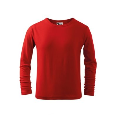 Triko dětské  Fit-t ls 121 - 110-158 cm, červená