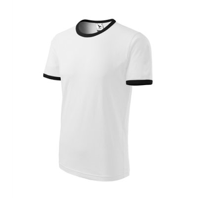 Tričko unisex Infinity 131 - 3XL, bílá/černá