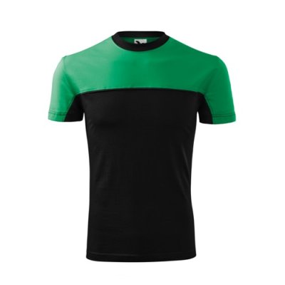 Tričko unisex Colormix 109 - 3XL, středně zelená/černá