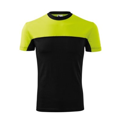 Tričko unisex Colormix 109 - 3XL, limetková/černá