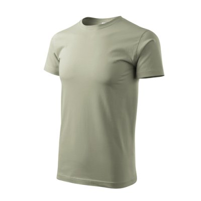 Tričko pánské Basic 129 - 4 XL, světlá khaki