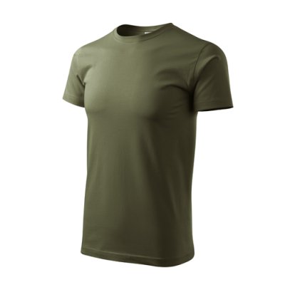 Tričko pánské Basic 129 - 4 XL, military