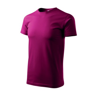 Tričko pánské Basic 129 - 3 XL, fuchsia red