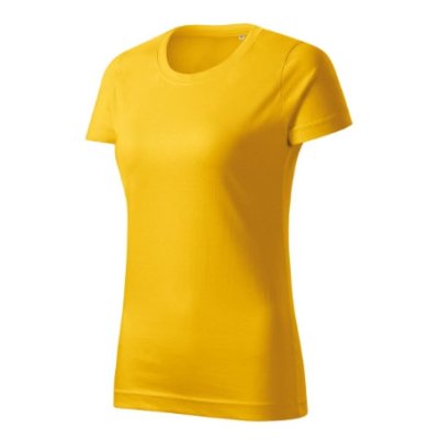 Tričko dámské Basic free F34 - XS-XXL, žlutá