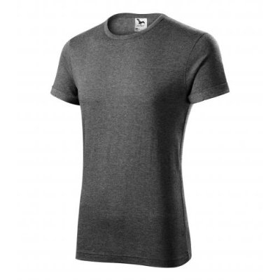 Tričko pánské Fusion 163 - 3 XL, černý melír